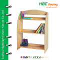 Wooden shelf for book store kids book shelf